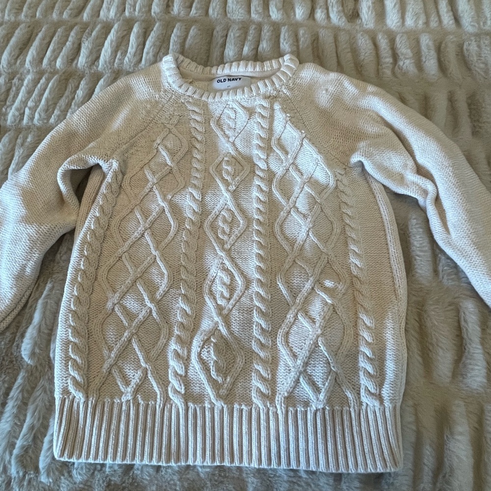 Boys 5T Cable knit sweater